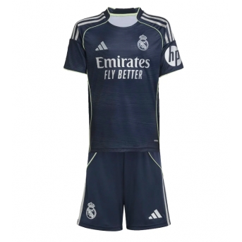 Real Madrid Maglia Gara Trasferta Repliche 2025-26 Bambino Maniche Corte